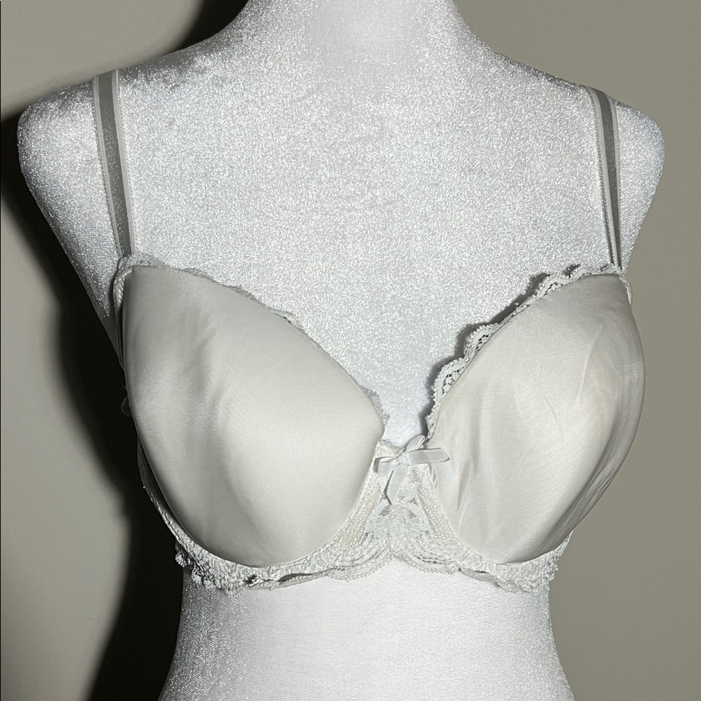 Elegant White Lace Bra
